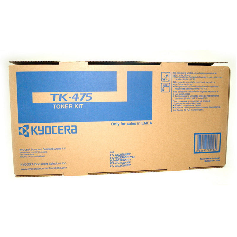 Kyocera TK-475 (1T02K30NL0), juoda kasetė lazeriniams spausdintuvams, 15000 psl.