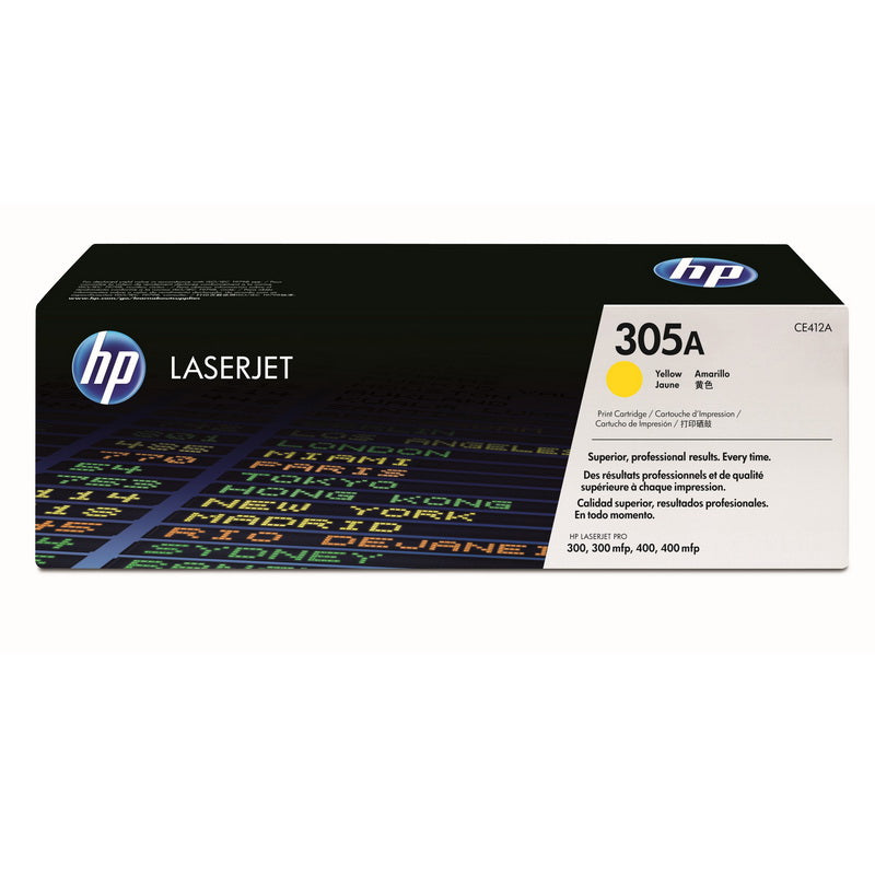 Dažomieji milteliai HP CE412A (No.305A), Geltona