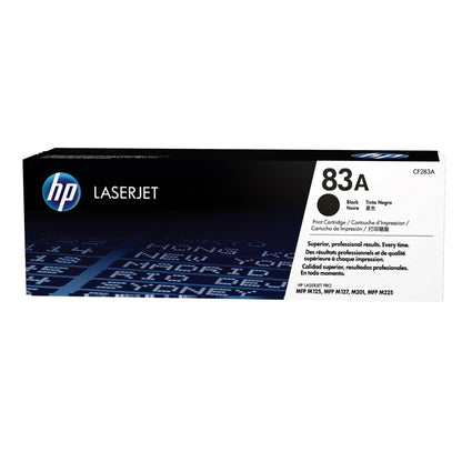 HP No.83A (CF283A), black cartridge for laser printers, 1500 pages.