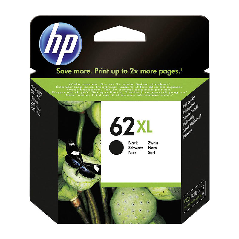 HP No.62XL (C2P05AE), juoda kasetė rašaliniams spausdintuvams, 600 psl