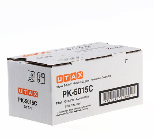 Triumph Adler Kit PK-5015/ Utax PK5015C (1T02R7CTA0/ 1T02R7CUT0), žydra kasetė lazeriniams spausdintuvams