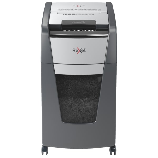 Automatic document shredder Rexel Optimum Autofeed 225X, 4x25mm, P4, 60l