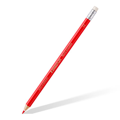Colored pencils, erasable, with eraser STAEDTLER NORIS CLUB, 12 colors