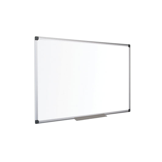 Emaliuota baltoji magnetinė lenta BI-OFFICE MAYA 200x100, aliuminio rėmas
