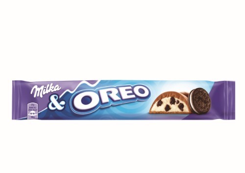 Šokoladinis batonėlis MILKA Oreo, 37 g