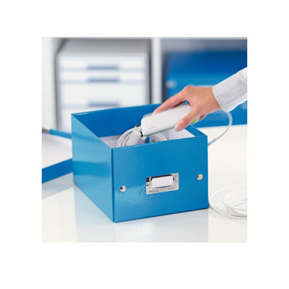 Filing box LEITZ WOW, foldable, A5, 160 x 220 x 282 mm, light blue
