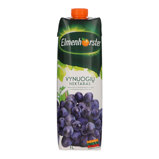 Raudonųjų vynuogių nektaras ELMENHORSTER, 50%, 1 l