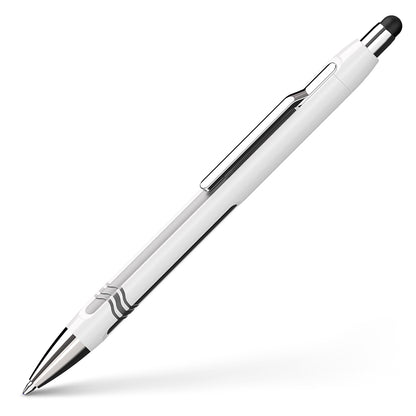 Ballpoint pen Schneider EPSILON TOUCH, blue ink, white, silver body
