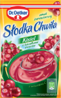 Greito paruošimo kisielius DR. OETKER, su spanguolėmis, 32,5 g