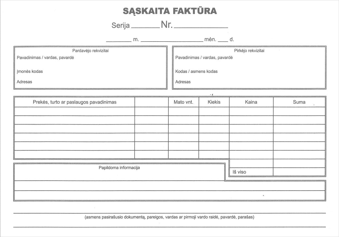 Forms Invoices A5x2x50 without numbering, self-copying