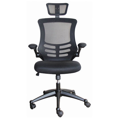 Office chair OFFICE4YOU RAGUSA, with armrests, black color.