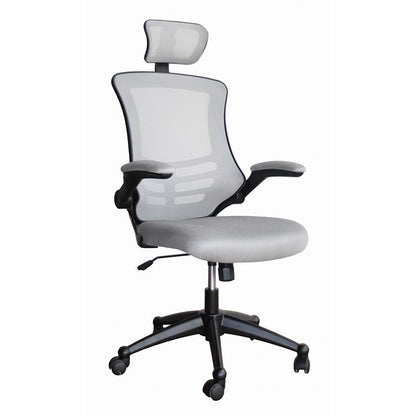 Office chair OFFICE4YOU RAGUSA, with armrests, gray.