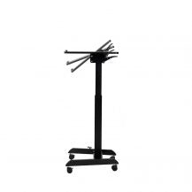 Reguliuojamo aukščio stalas SUN-FLEX®EASYDESK PRO, 60x52cm, juodas