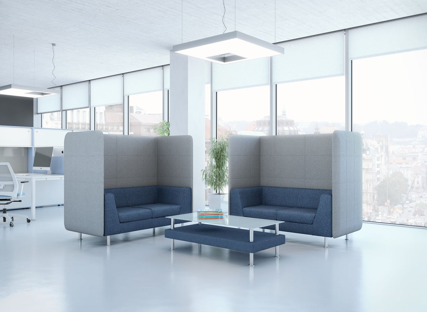 Trivietė akustinė sofa  NOTRE DAME LOUNGE 103