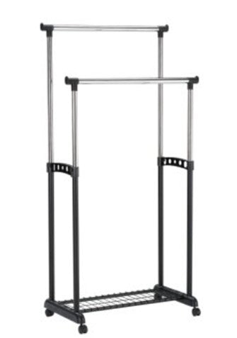 Mobile clothes rack Evelekt, chrome