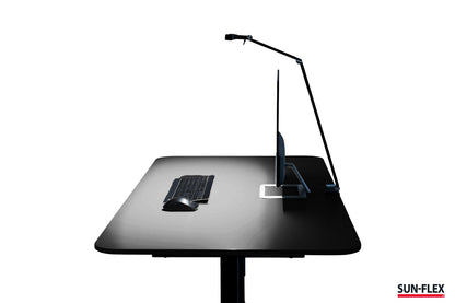 Stalinis šviestuvas SUN-FLEX®SCREENLITE, ekranui apšviesti, juodas