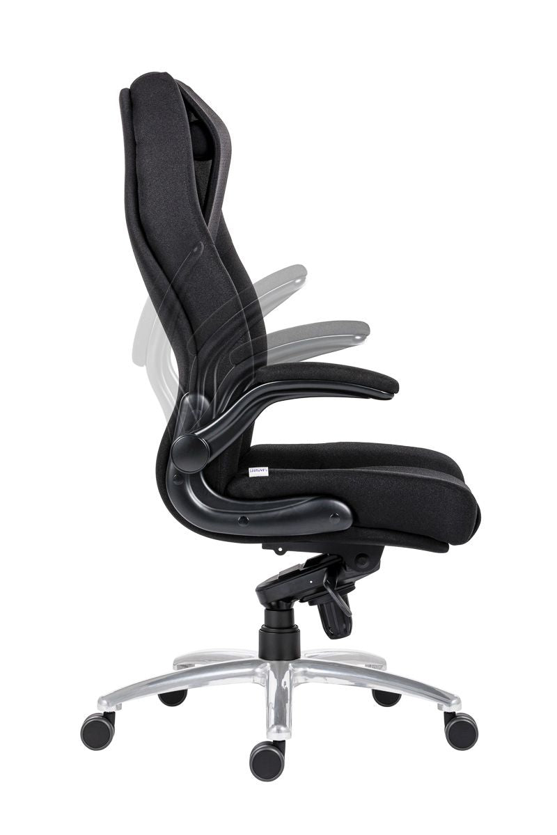 Biuro kėdė ANTARES MARKUS 8400, 24 valandų versija, dirbtinė oda juoda