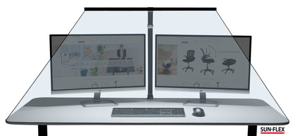 Stalinis šviestuvas SUN-FLEX®SCREENLITE, ekranui apšviesti, baltas