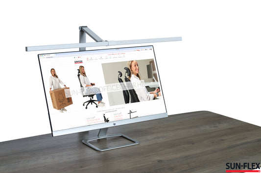 Stalinis šviestuvas SUN-FLEX®SCREENLITE, ekranui apšviesti, baltas