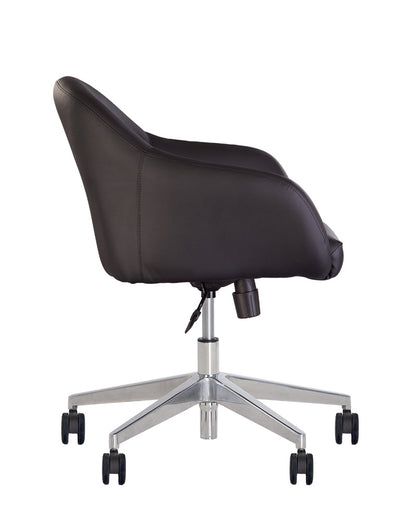 Biuro kėdė NOWY STYL WAIT GTP, juodos sp.  odos imitacija