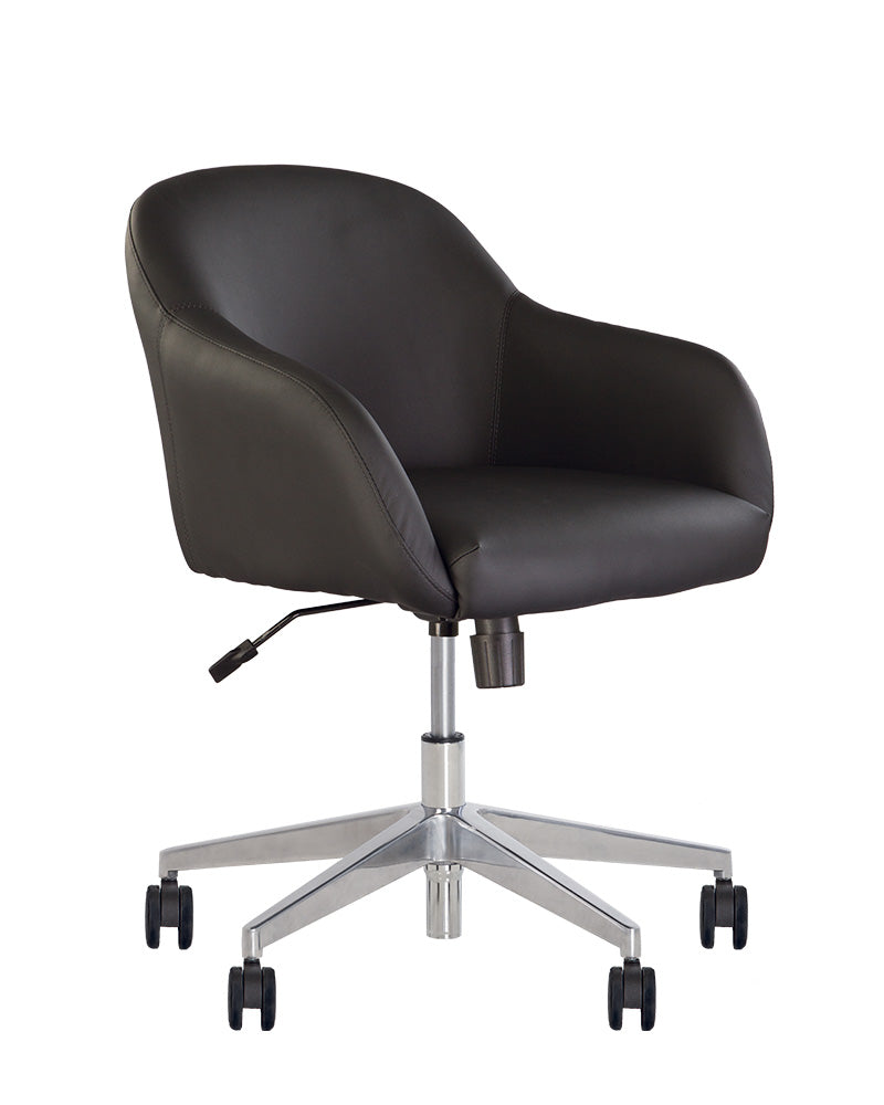 Biuro kėdė NOWY STYL WAIT GTP, juodos sp.  odos imitacija