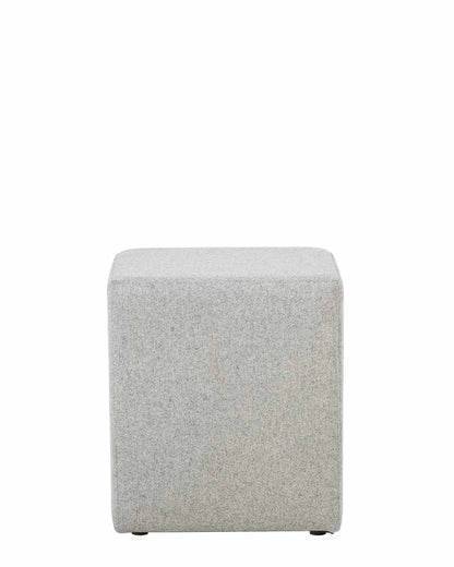 Pufas NOWY STYL SIMPLE, pilkas audinys