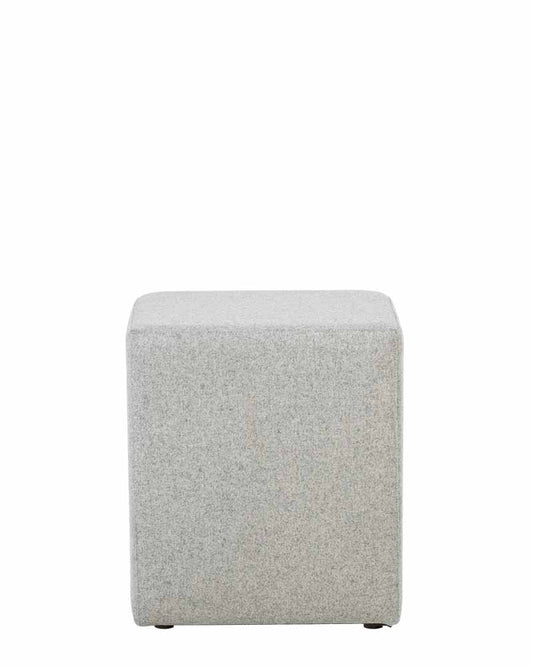 Pufas NOWY STYL SIMPLE, pilkas audinys