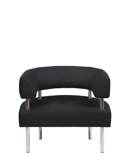 Fotelis NOWY STYL OFFICE ACR, juodos sp. odos imitacija