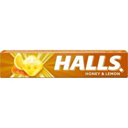 Ledinukai HALLS Honey Lemon, medaus ir citrinų skonio, 33,5 g