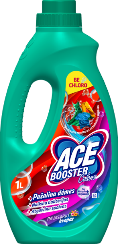 Dėmių valiklis ACE Colors, spalvotiems audiniams, 1 l New