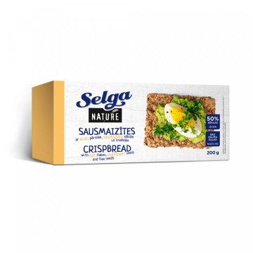 Seed bread chips, SELGA NATURE, 200g