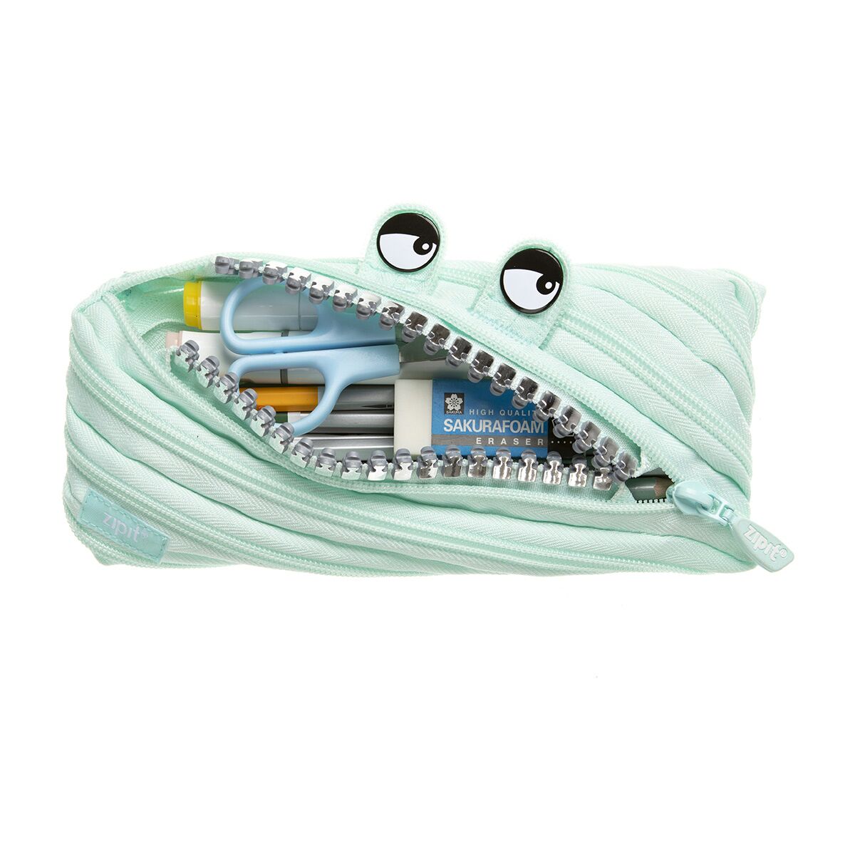Pencil case ZIPIT Grillz Monster Pouch, ZTM-GR6, Mint color
