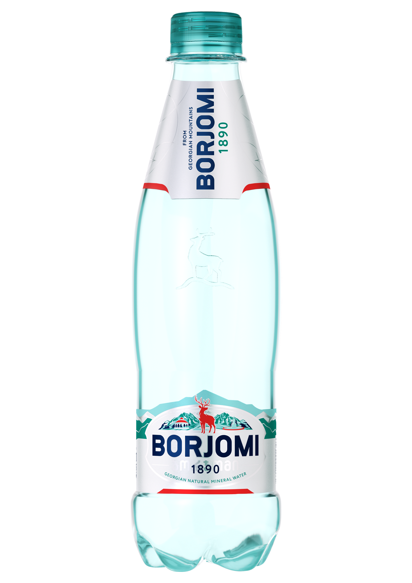 Natūralus gazuotas mineralinis vanduo BORJOMI 0.5 l, PET D
