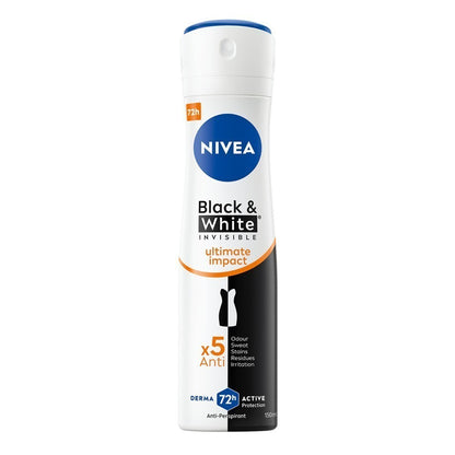 NIVEA Spray deodorant BLACK&amp;WHITE PURE for women 150ml