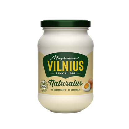 Majonezas VILNIUS Natūralus, 475 ml/420 g