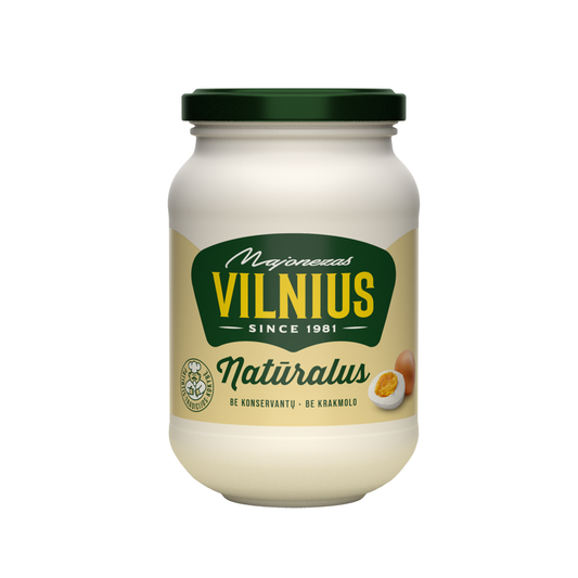 Mayonnaise VILNIUS Natural, 475 ml/420 g
