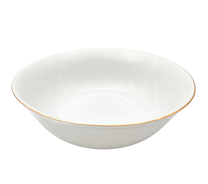 Dubenėlis Gold, porcelianas, 750 ml, D 18 cm, H 6,5 cm, vnt