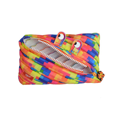 Pencil case ZIPIT Pixel Jumbo Pouch, ZTJ-PX-3, Yellow