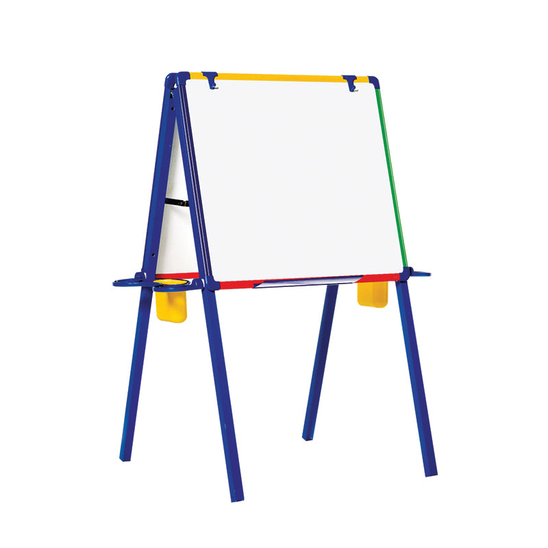 Double-sided magnetic board with stand BI-OFFICE SCHOOLMATE 62x80, height 110 cm