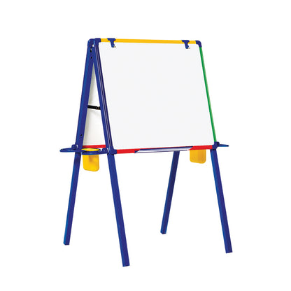 Double-sided magnetic board with stand BI-OFFICE SCHOOLMATE 62x80, height 110 cm