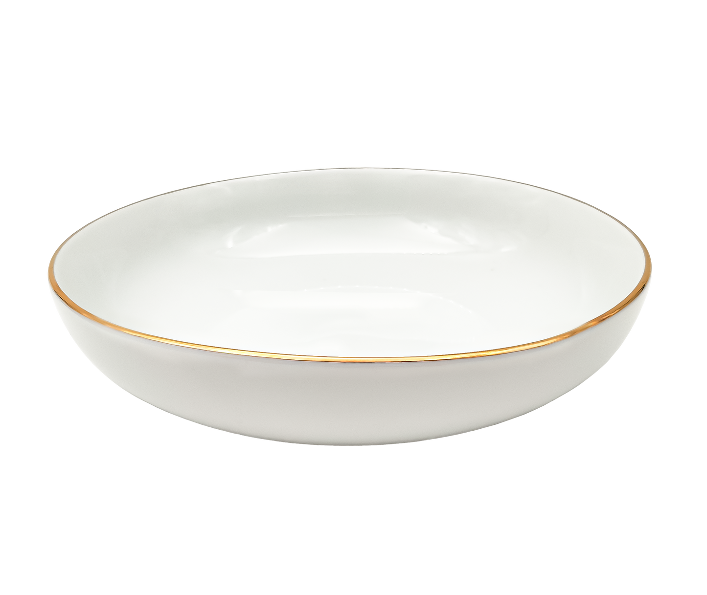 Lėkštė Gold, gili, porcelianas, 650 ml, D 20 cm, H 5,5 cm, vnt