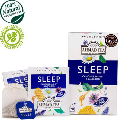 Ahmad Tea Natūrali arbata ''Sleep'', vokeliuose su siūlu, 20 vnt.