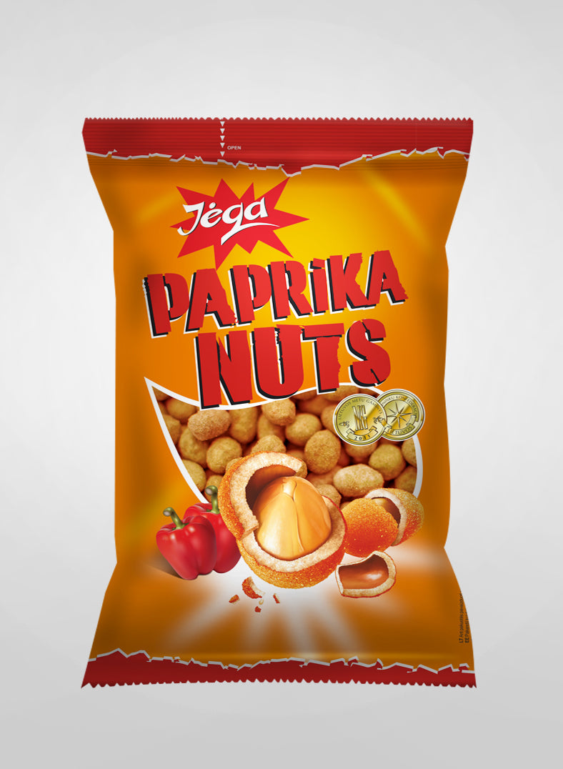 JĖGA peanuts, in crispy shell with paprika, 500g