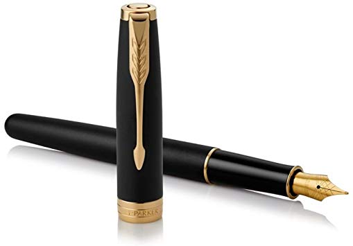 Fountain pen Parker Sonnet Matte Black GT Medium