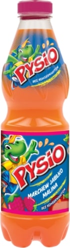 Carrot, apple, raspberry juice drink PYSIO, 0.9 l D