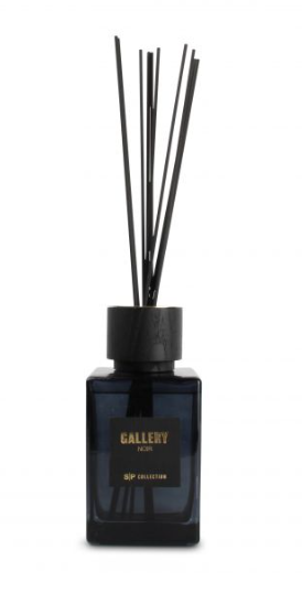 Home fragrance Gallery Noir, with sticks/glass, 500 ml, H 18 cm, pcs.