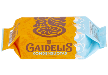 Biscuits GAIDELIS, with sweetened condensed milk, 160 g