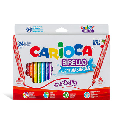 CARIOCA BIRELLO felt-tip pens, double-sided