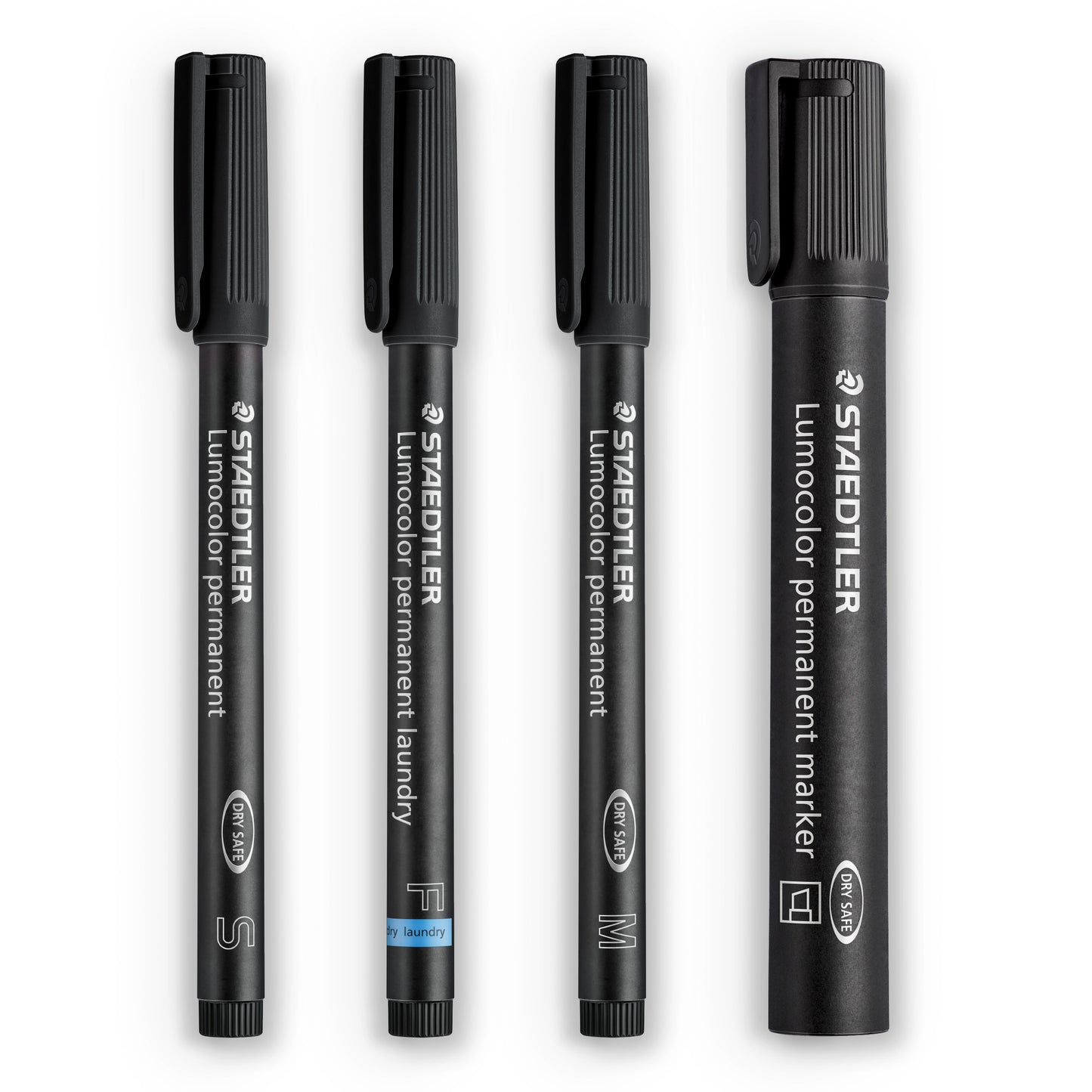 Permanentiniai žymekliai STAEDTLER Lumocolor, 4 vnt.