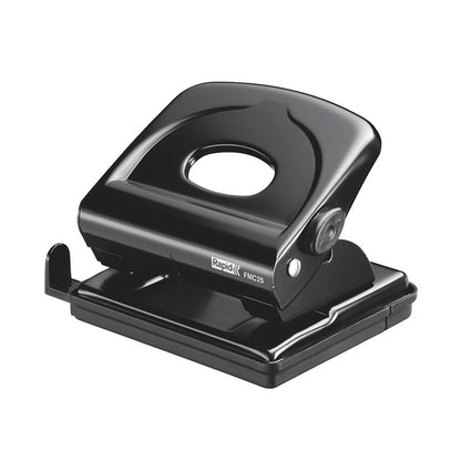 Hole punch Rapid FMC25, 2 holes, 25 sheets, black